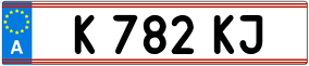 Truck License Plate